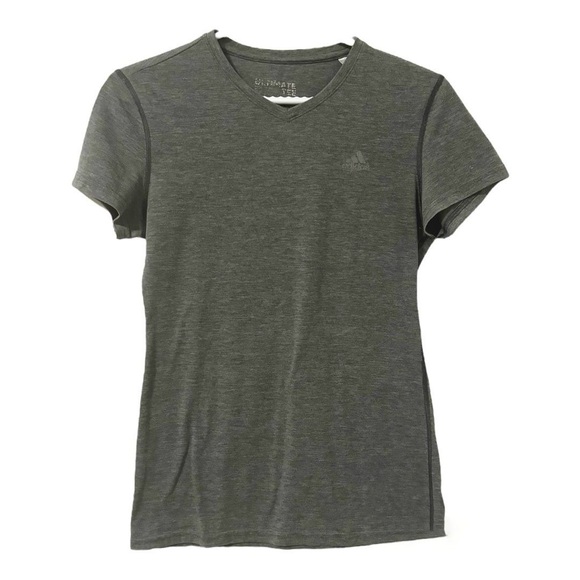 ADIDAS Ultimate Tee Gray Shirt, size Small - Picture 1 of 2